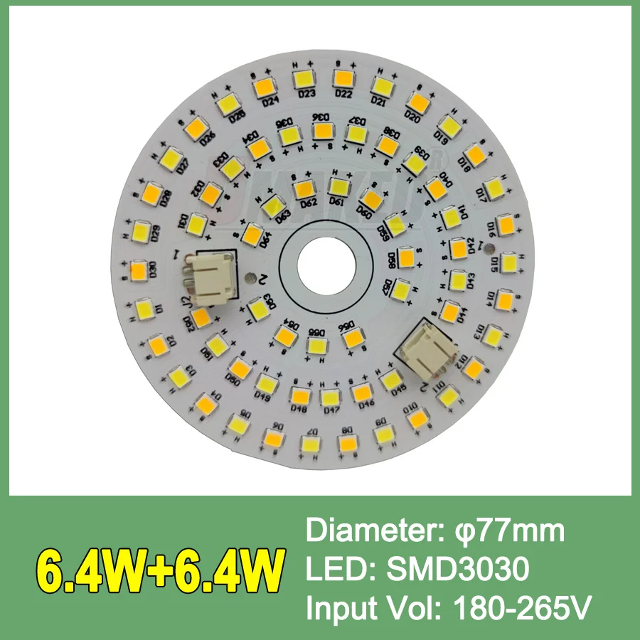 6 4 Вт 12 8 19 2 22 SMD3030 светодиодный светильник для потолка бесплатная