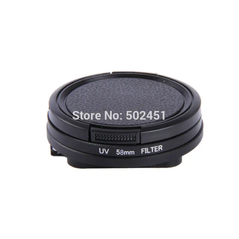 for GoPro 4 UV 52 m/58 мм CPL/UV фильтр для камеры+ адаптер+ защита объектива для GoPro Hero 3 3+ 4 5 6 7 черный аксессуары для экшн-камеры - Цвет: for GoPro 4 UV