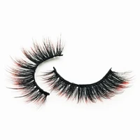 flash girl newest e04 19 styles 1 pairs colorful luxury 3d mink eyelash custom private label