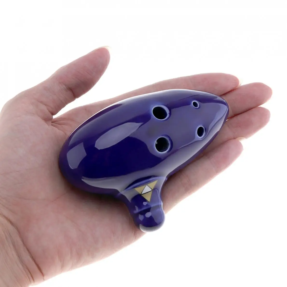 6 отверстий Ocarina керамический Alto ToneC Flute синий инструмент Деревообрабатывающие