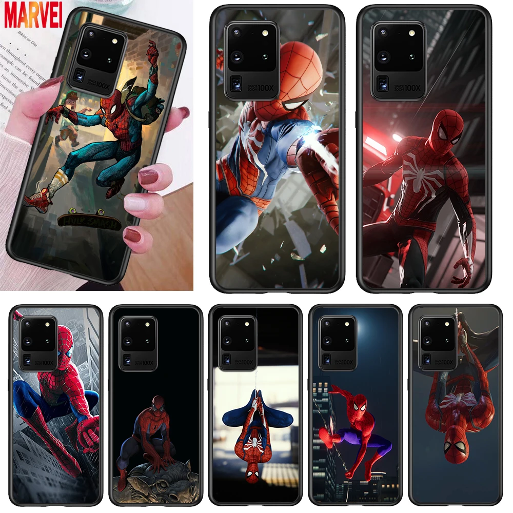 

Cool Hero SpiderMan Art For Samsung Note 20 10 8 9 M02 M31 S M60S M40 M30 M21 M20 M10S F62 M62 M01 Ultra Pro Plus Phone Case