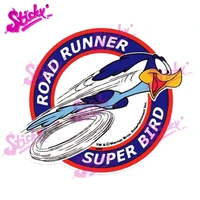 sticky road runner oldschool badge brand car sticker decal for bicycle motorcycle accessories laptop helmet trunk wall