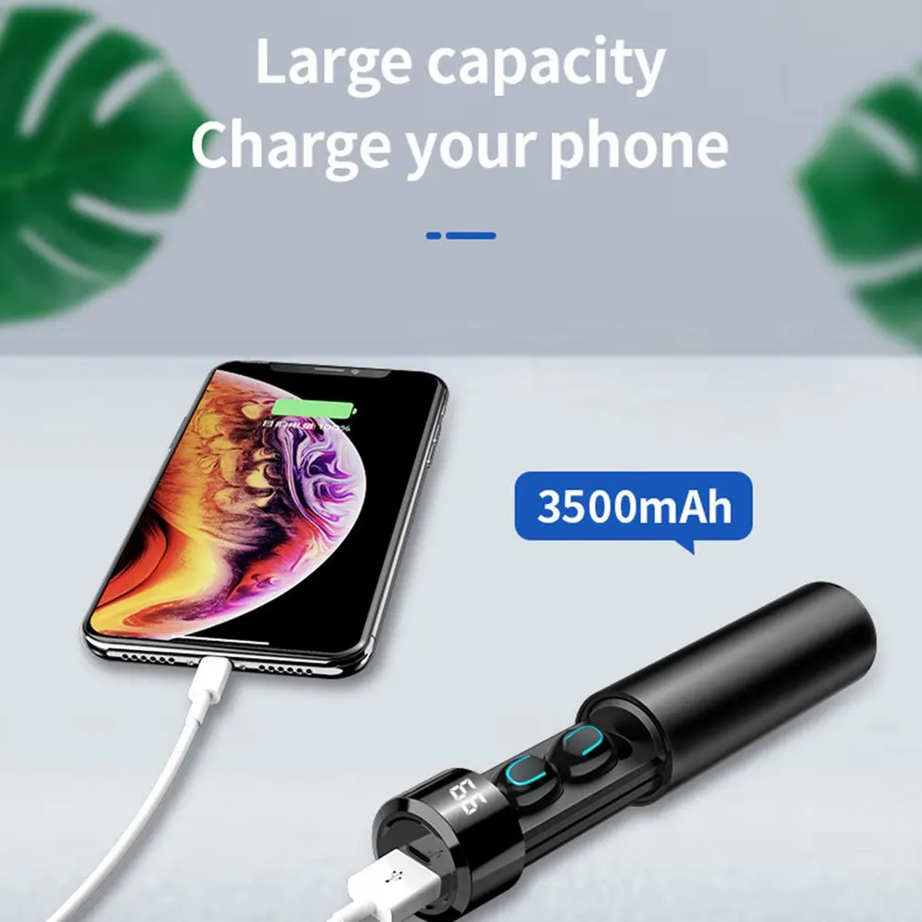 

Q67 TWS Bluetooth Earphone Wireless Sport Headset With Mic IPX5 Waterproof 3D Stereo Auto Pairing Earphones