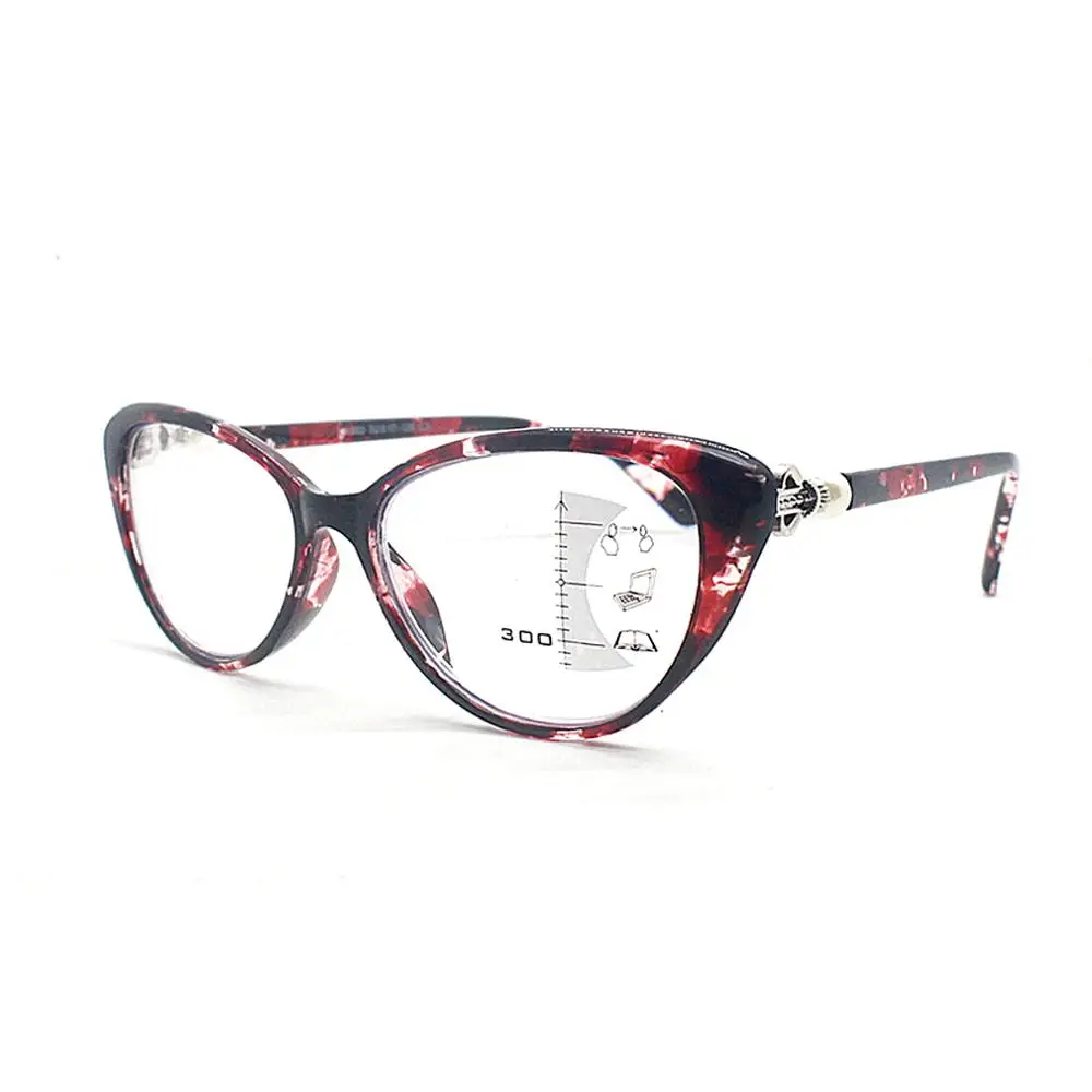 Прогрессивные многофокусные очки для чтения солнцезащитные женщин