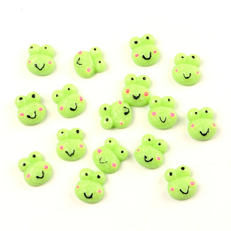 

20pcs Resin Frog Flatback Cabochon Jewelry Findings Scrapbooking For Jewelry Making Charms Pendants Accessories Diy