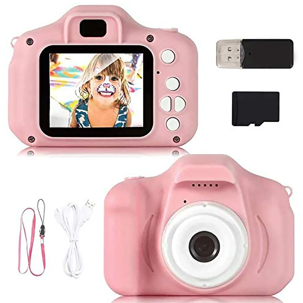 

Children's Camera Waterproof 1080P HD Screen Camera Video Toy 8 Million Pixel Kids Cute Cartoon Camera Outdoor Photography Kids