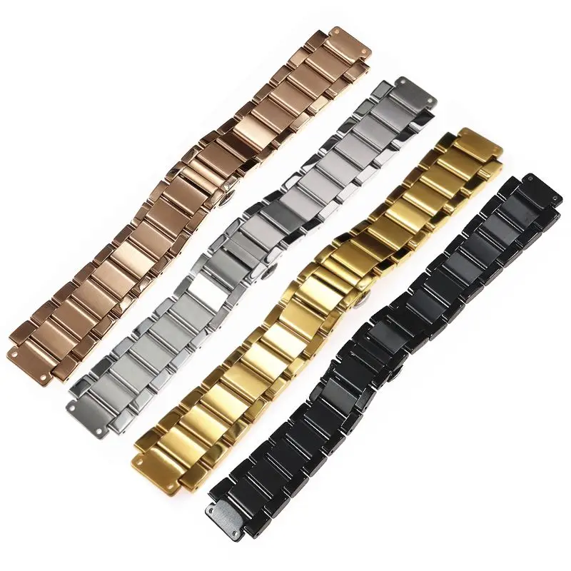 Высокое качество 27mm20mm ремешок из нержавеющей стали для часов Hublot CLASSIC FUSION 45 мм 38 33 мм ремешок для часов Ремешки для наручных часов