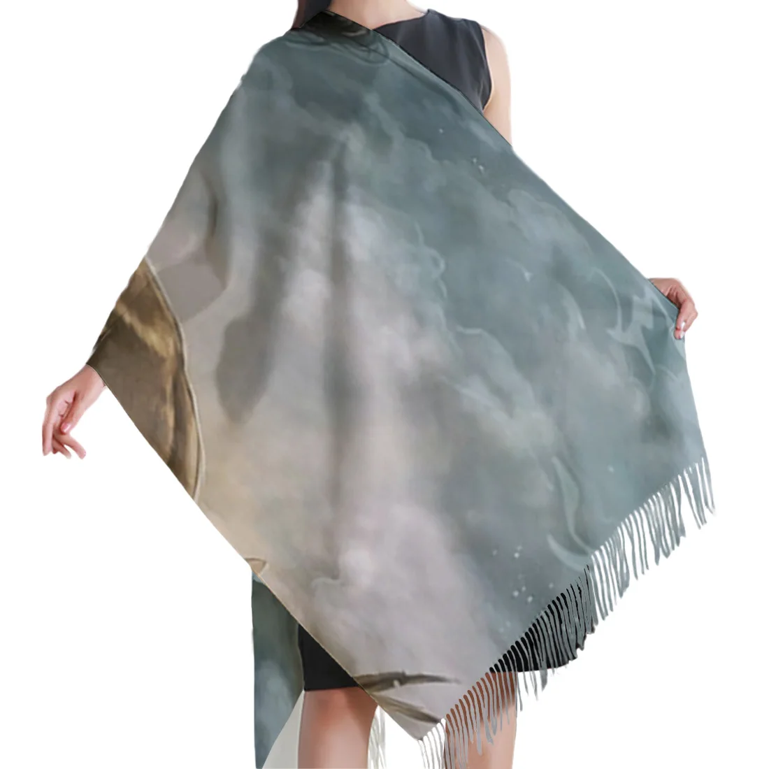 Женский зимний шарф Африканский для женщин племенные Львы мужские кашемировые