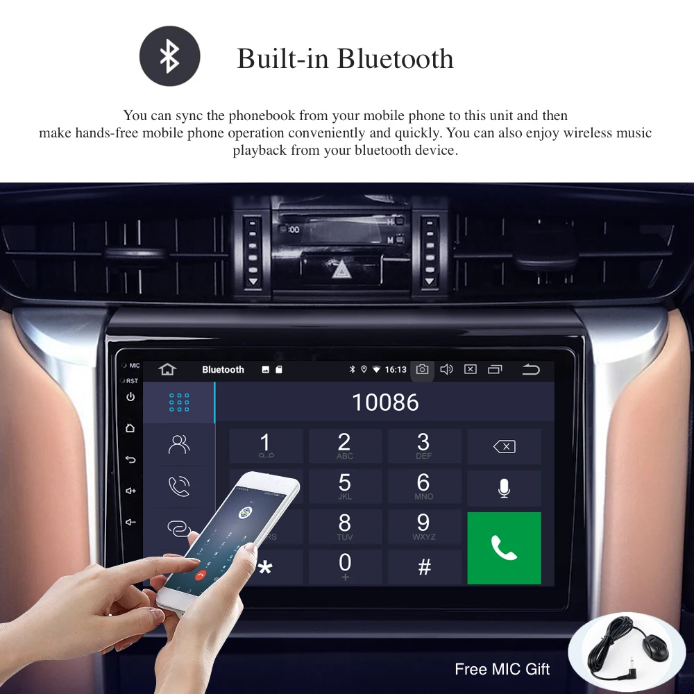 Android 9,0 автомобильный радиоприемник 2 Din gps Navi для Toyota Fortuner PX6 DSP ips HDMI 4 Гб+ 64 Гб RDS Wi-Fi USB BT Carplay DAB
