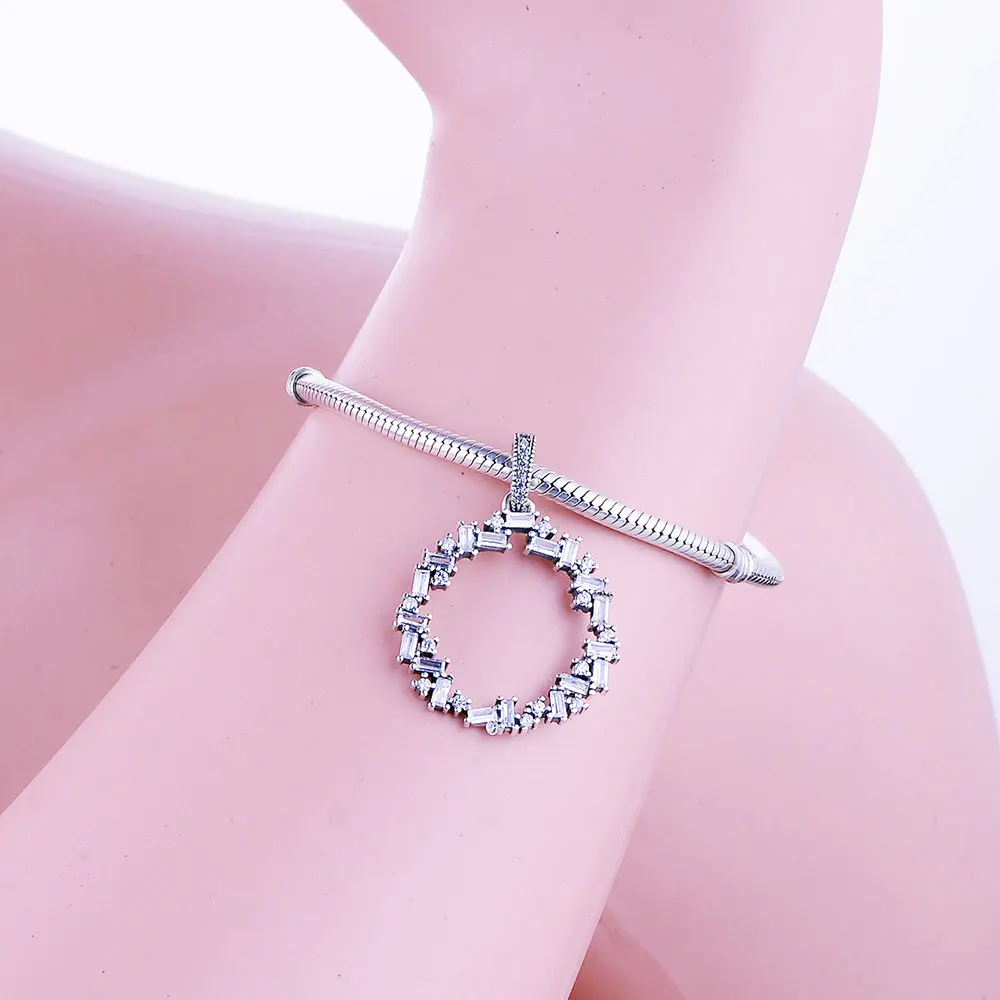 Цена оптовой продажи подбираемые Подвески браслет 925 стерлингового серебра