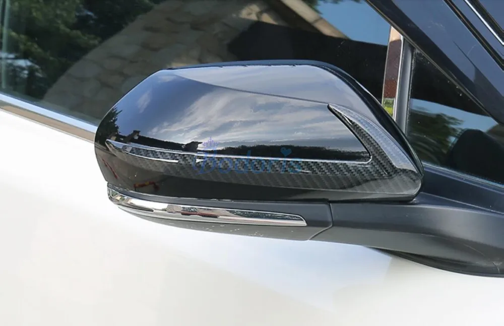 Для Toyota C-HR CHR C HR 2016 2017 2018 углеродного волокна Цвет отделка зеркала дверцы заднего