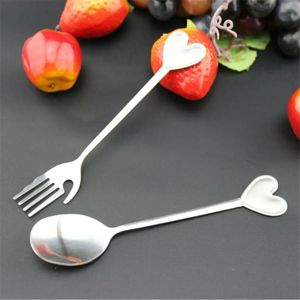 2 шт. серебристые столовые приборы из нержавеющей стали|fork set|stainless forkstainless steel fork |