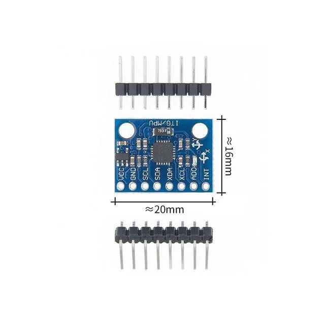 

6DOF MPU 6050 GY-521 3 Axis Gyro Accelerometer Sensor Module Arduino