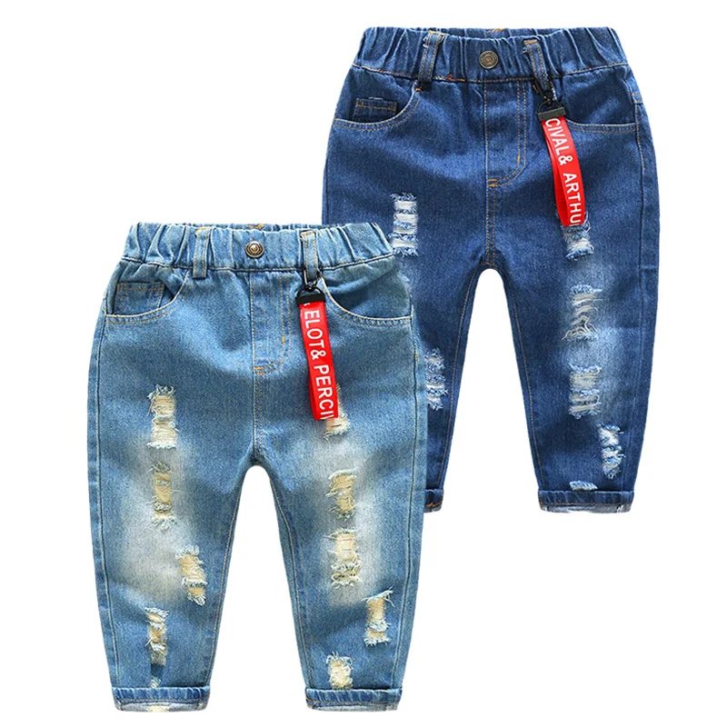 2020 New Children's Clothes Korean Autumn Winter Kids Pants Toddler Boys Casual Denim Trouser For Baby Jeans 2-6Year | Детская