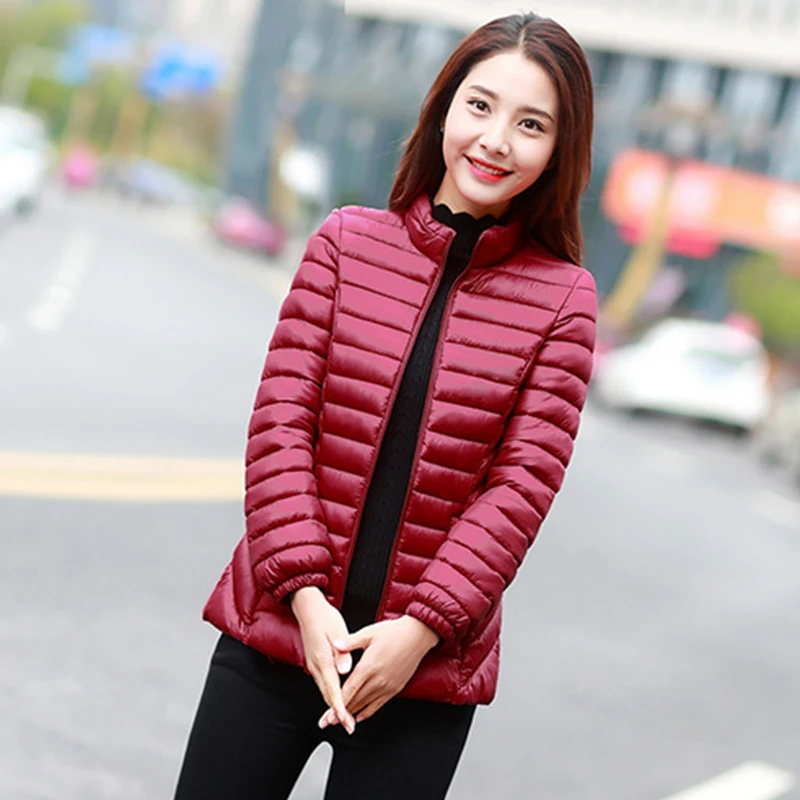 Женский пуховик большого размера 6XL новинка короткие тонкие женские зимние
