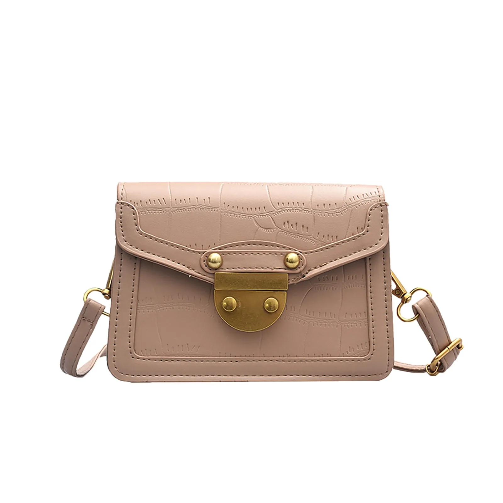 

Ladies Fashion Shoulder Bag Handbag All-match Messenger Bag PU Flap Crossbody Handbags Youth Ladies Simple Versatile Bag 2021
