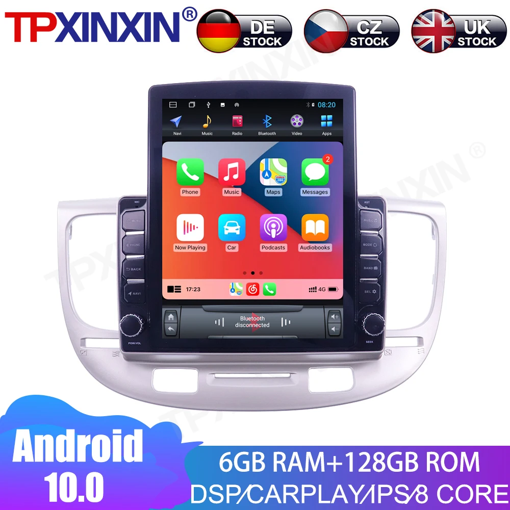 

Android 10 For KIA RIO 2005 2006 2007 2008 Car Multimedia Radio Player IPS Touch Screen Stereo GPS Navigation System Carplay DSP