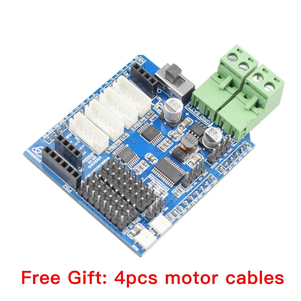 Moebius 4 канальный драйвер двигателей плата совместима с Arduino для автомобильного