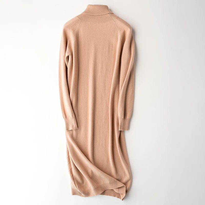 Женский трикотажный пуловер водолазка с длинным рукавом 5 цветов 100%