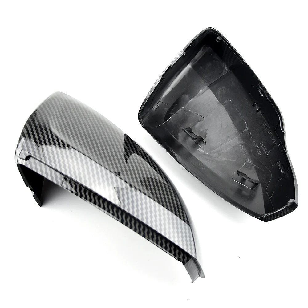 

Car Styling Cover For Volkswagen Polo Virtus MK6 AW 2018-Present Car Rearview Mirror Cover Sequin Frame ABS Exterior Accessory