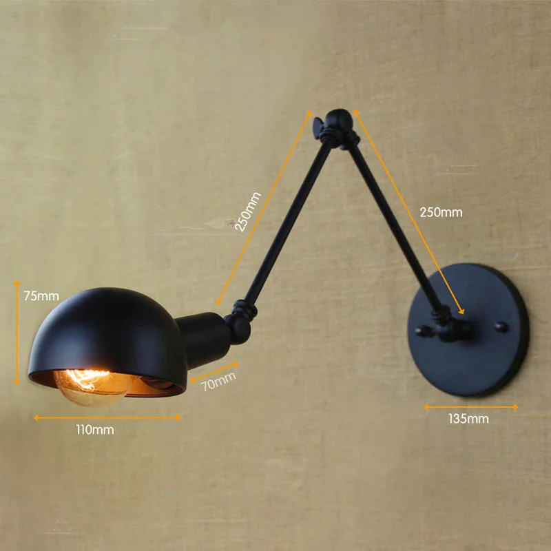 

Vintage Retro Wall Lamp Bedside Vintage Wall Lamp For Living Room Foyer Bedroom Bar 90-260V Free Shipping