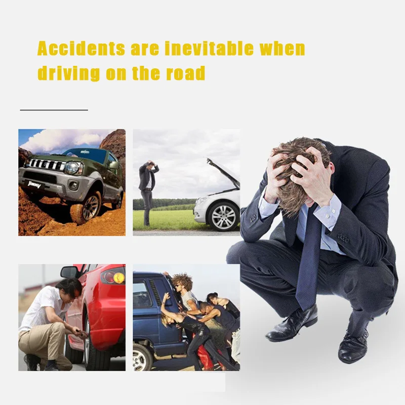 

Snow-Slip Trailer Belt Muddy Road Trailer Belt Vehicle Rescue Rope Self-Rescue Rope NJ88
