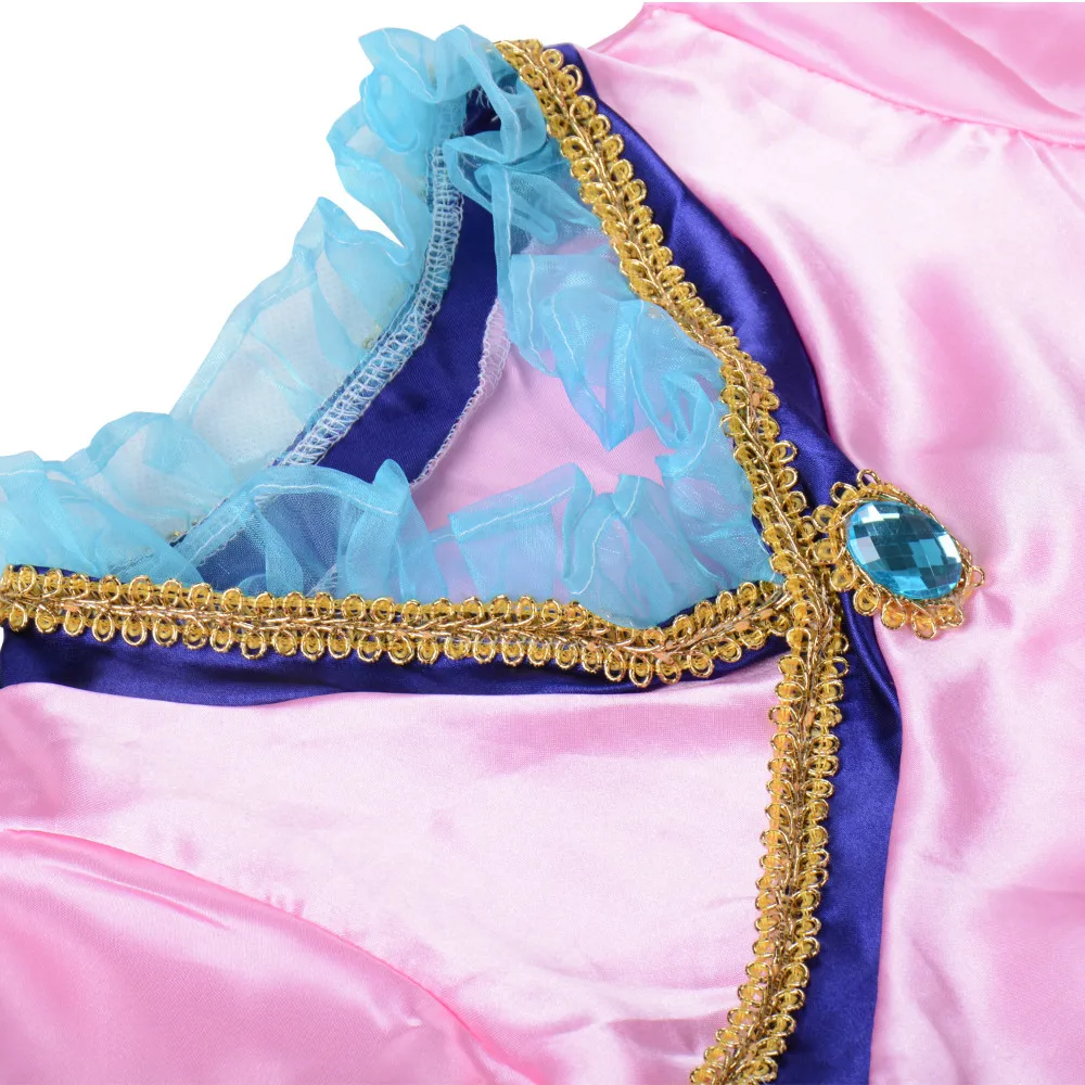 Child Mulan Costume Asian Princess Dress Up Outfit Chinese Tang Dynasty Traditional Fancy Dress Halloween Costumes for Girls