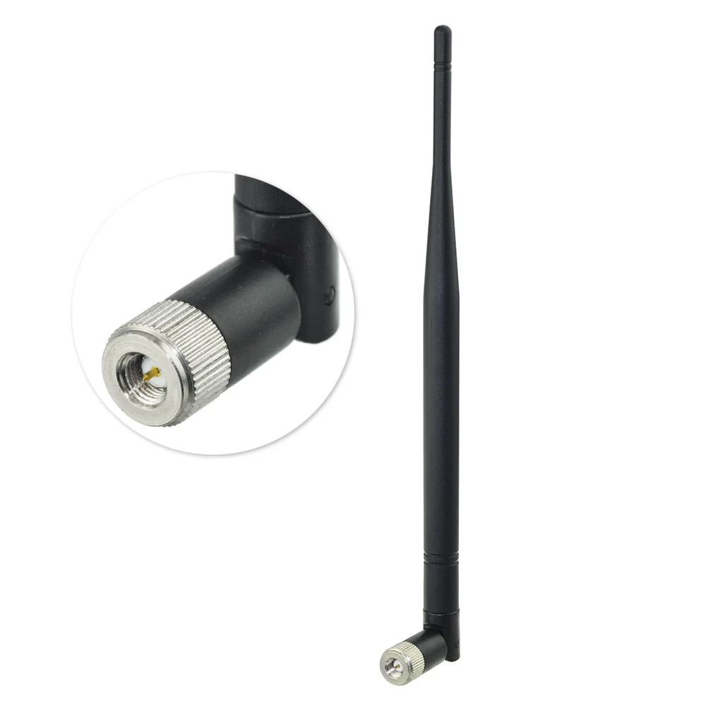 Superbat 800mhz 3.5 DBi Omni Aerial Booster Tilt-and-Swivel Design GSM Rubber Ducky Antenna SMA Male 243mm for Phone PCMCIA