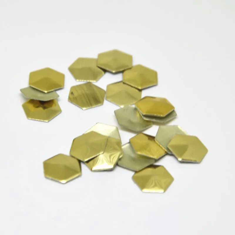 Золотистые серебристые черные шпильки горячей фиксации шестиугольная форма