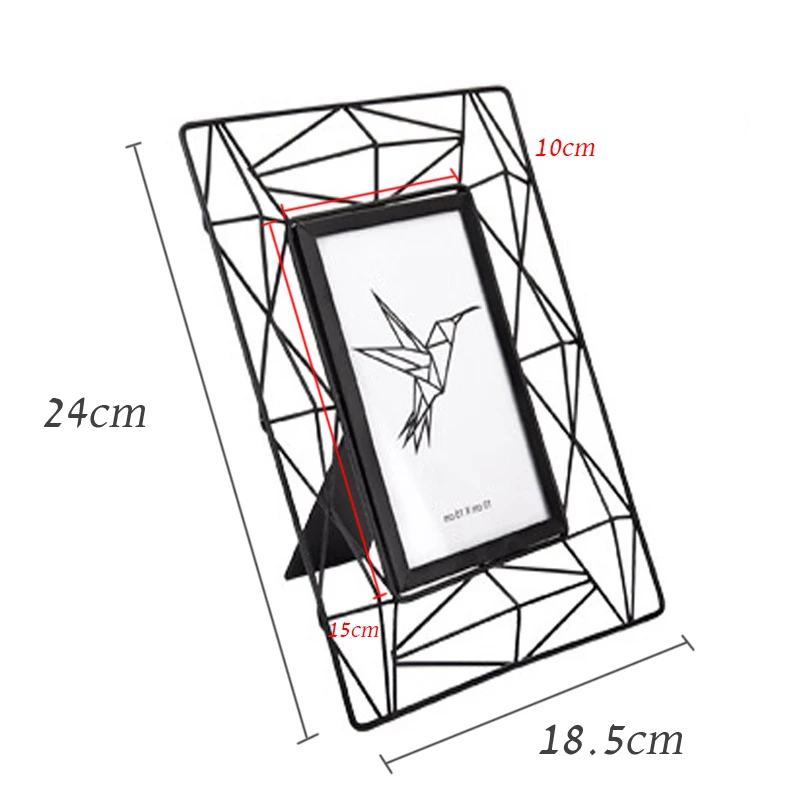 

Nordic Iron Photo Frame Table Frames for Pictures Wall Photo Frames of Decorative Home Decoration Modern Family Picture Frame