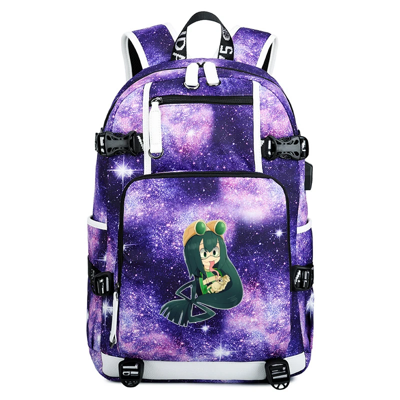 Школьные сумки для девочек подростков My Hero academic большой дорожный рюкзак с USB