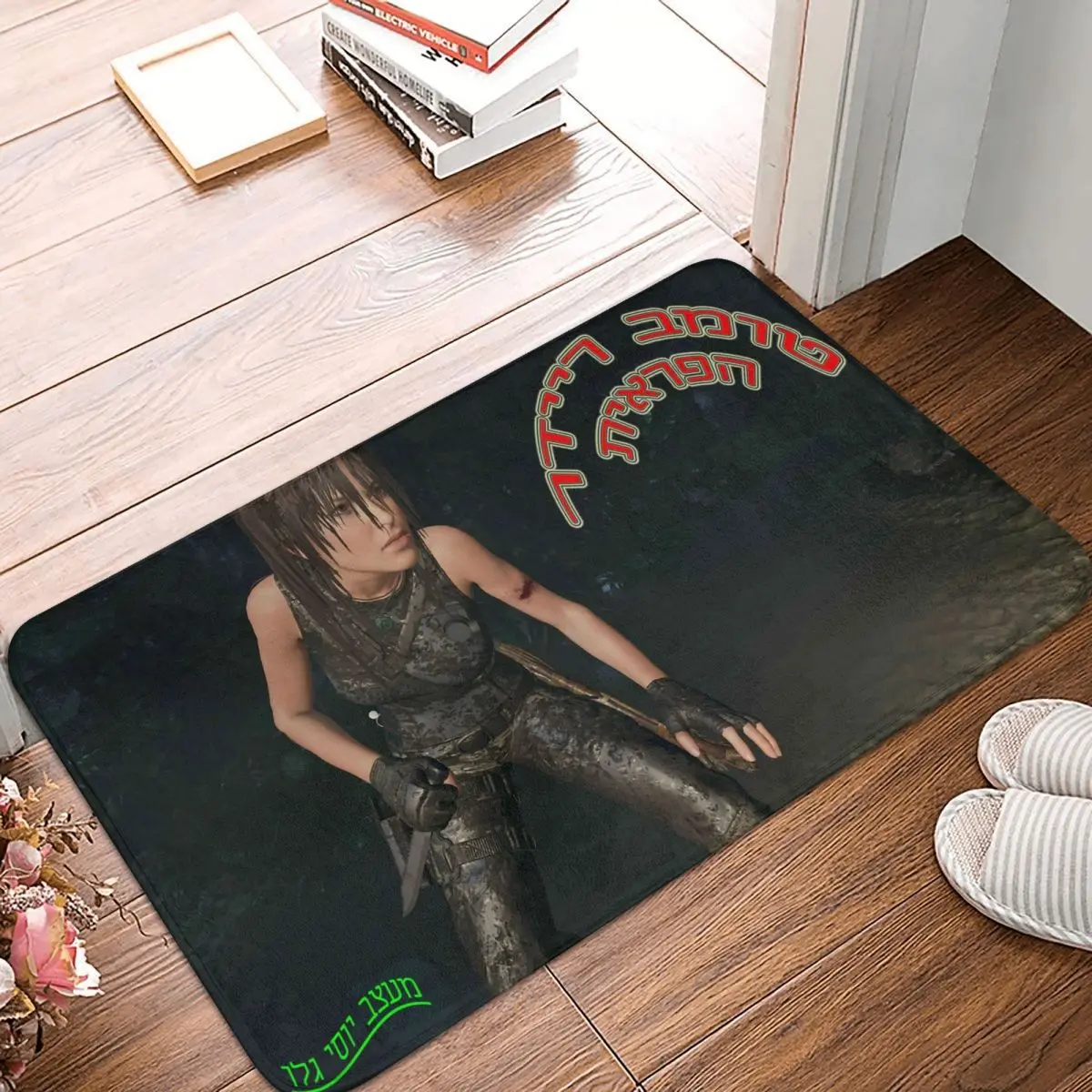 

Anti-Slip Doormat Kitchen Mat Tomb Raider Balcony Carpet Welcome Rug Bedroom Decor