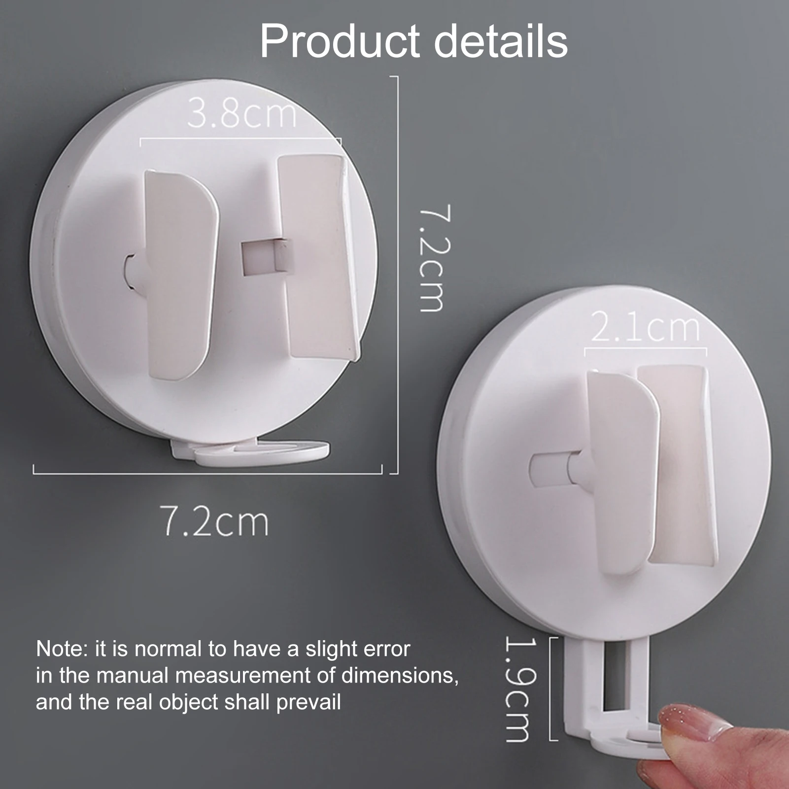

2 Pcs Electric Toothbrush Holder Wall Mount Toothbrushes Storage Rack Bathroom Accessories