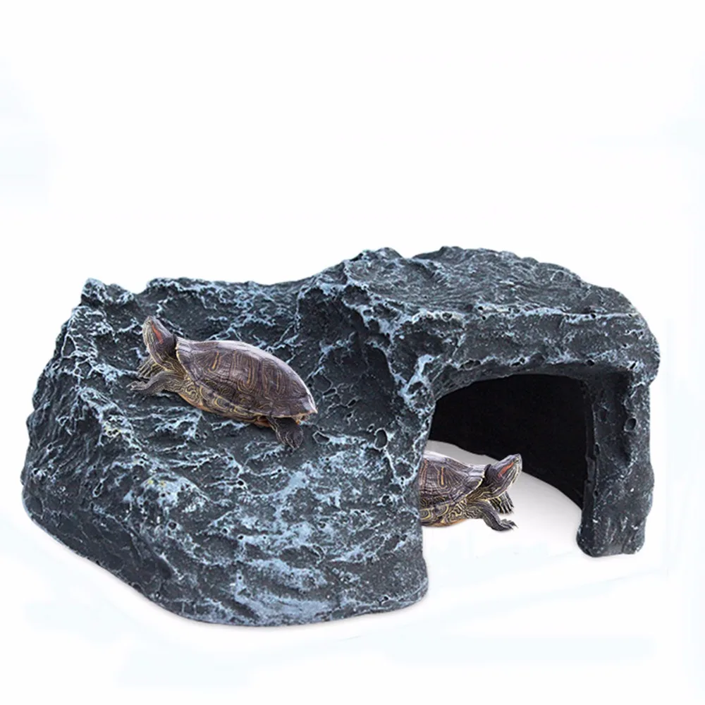 Черепаховая крыша черепаха плавающие островок для аквариума Декор солнечная
