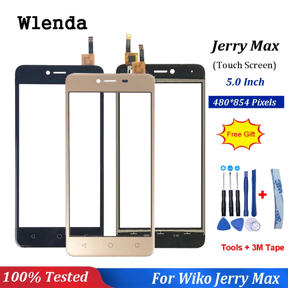 Сенсорный экран 5 0 дюйма для wiko jerry max идеальная замена сенсорная панель TP Для +