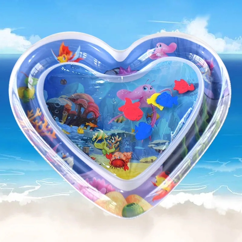 Забавный надувной матрас детский водный коврик безопасная Подушка игрушки для