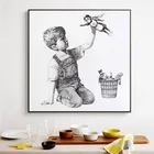 Игровой чейнджер Бэнкси, художественное искусство, врачи, медсестры, как супергерои, Картина на холсте, настенное искусство, украшение в больнице, офисе