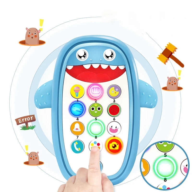 

Teething Phone Toy for Babies with Removable Soft Case, Lights, Music and Adjustable Volume - Play and Learn
