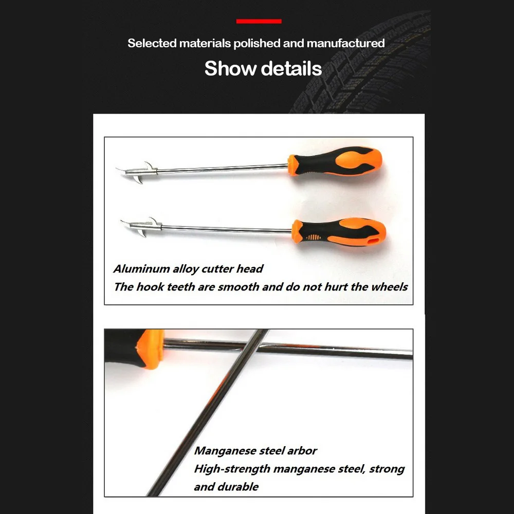 32 см Крючок для очистки автомобильных шин многофункциональная канавка камня