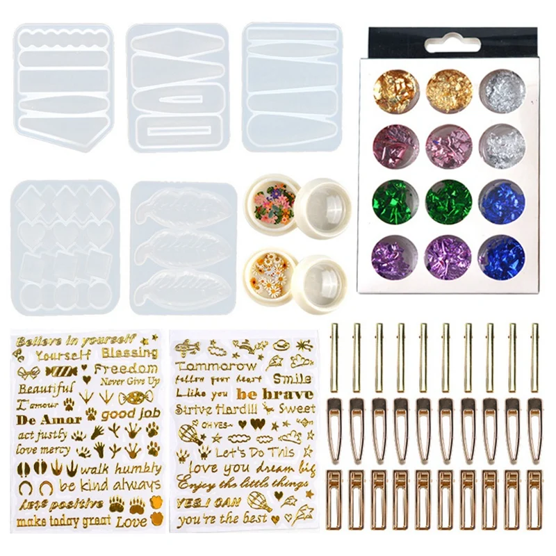 DIY ручной работы шпилька пресс форм кристаллизованный клей формы силиконовые