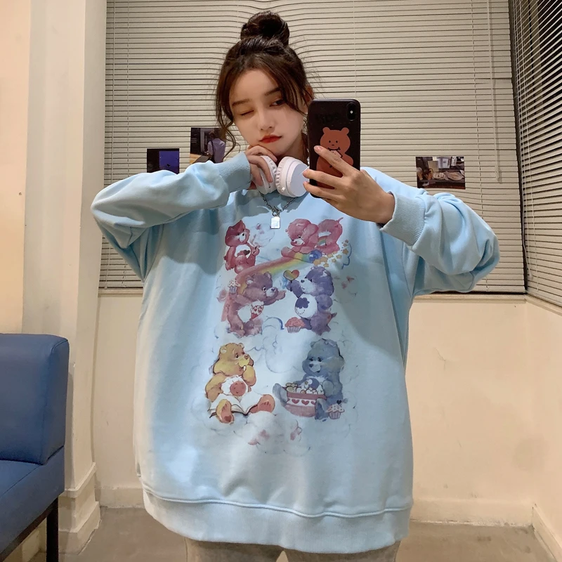 Женские толстовки большого размера с капюшоном и длинным рукавом | Женская