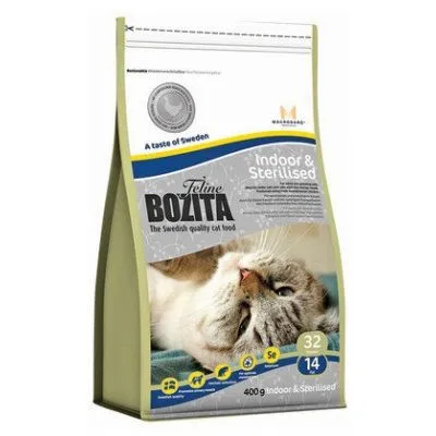 Сухой корм для растущих, взрослых и малоподвижных кошек, «Bozita», курица 400г