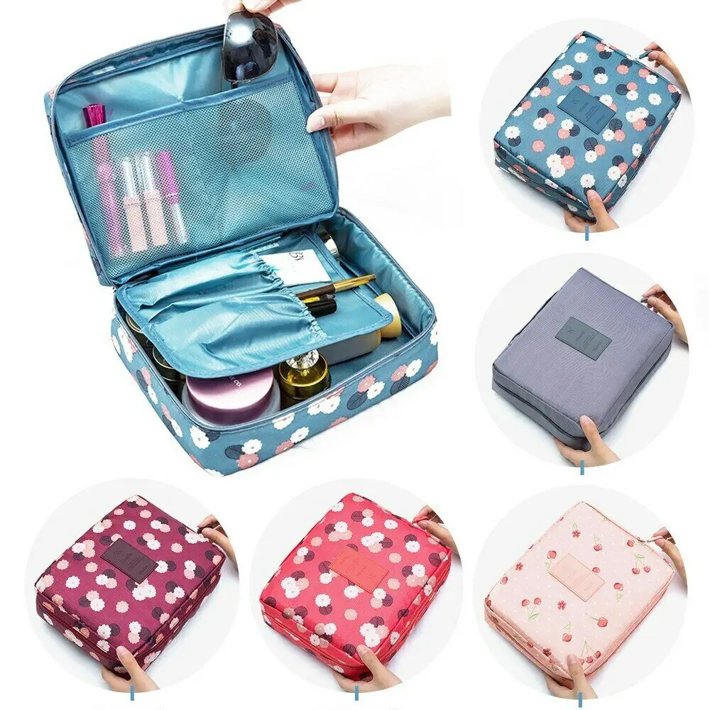 Сумка для макияжа девушек на открытом воздухе женская косметичка органайзер