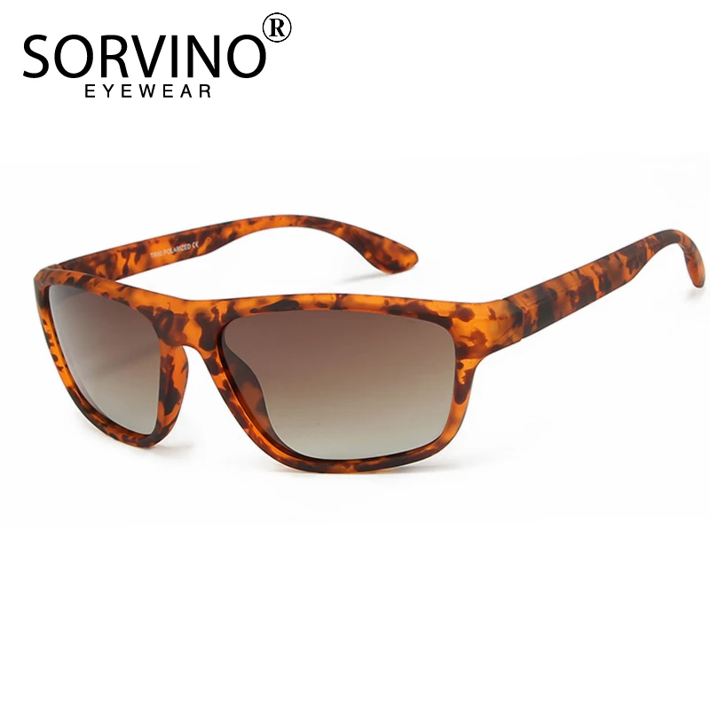 Мужские солнцезащитные очки SORVINO большие квадратные в ретро стиле