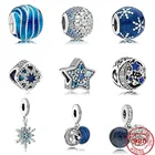 2021 новые синие Бусины серии мечты подходят для оригинального браслета Pandora из серебра 925 пробы DIY женские ювелирные изделия
