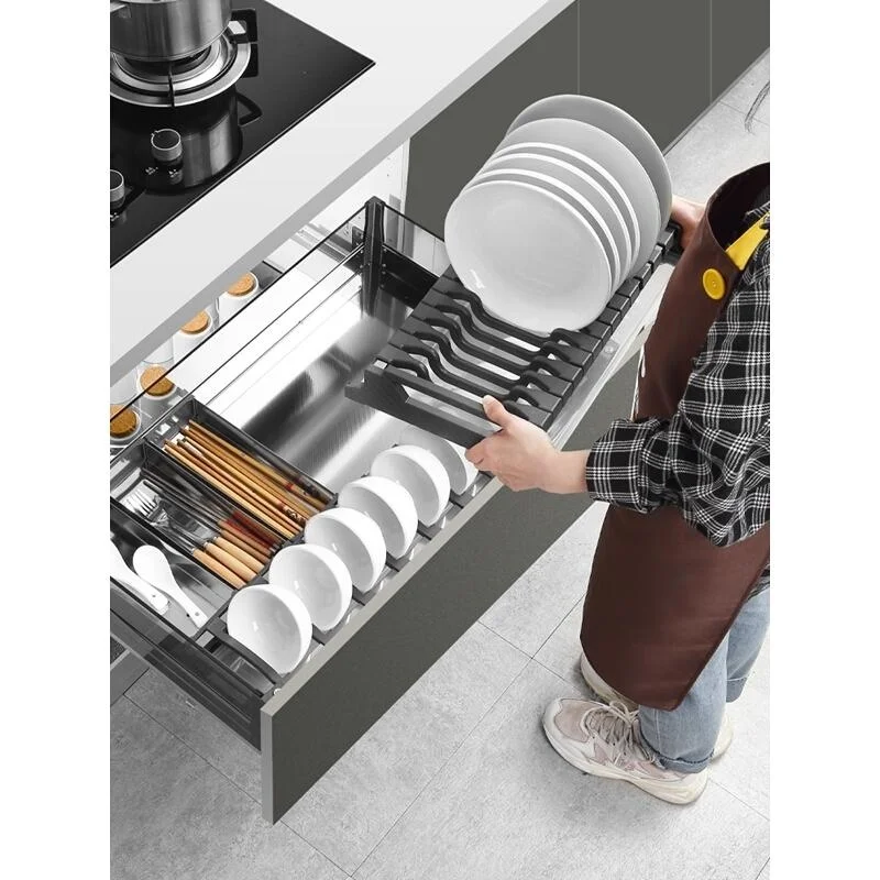 

Cosina Pantry Armario De Despensa Colgar En La Ducha Stainless Steel Cocina Cuisine Kitchen Cabinet Cestas Para Organizar Basket