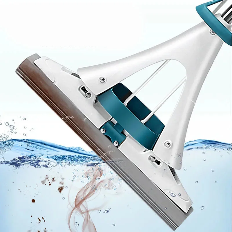 

Half-fold Free Hand-washing Lazy Mop Household Wet and Dry Absorbent Sponge Mop One Mop Clean Squeezed Water Glue Cotton Mop