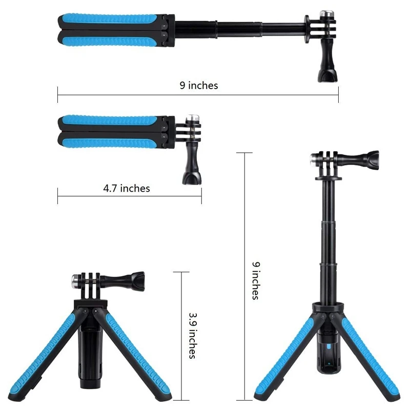 Мини селфи палка Штатив Комплект два в одном для iPhone Pro11/11/X / XS XR Galaxy AKASO GoPro