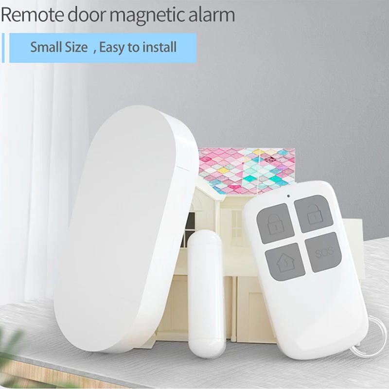 Беспроводной Предупреждение сигнализации двери Сенсор Магнитный охранной окна