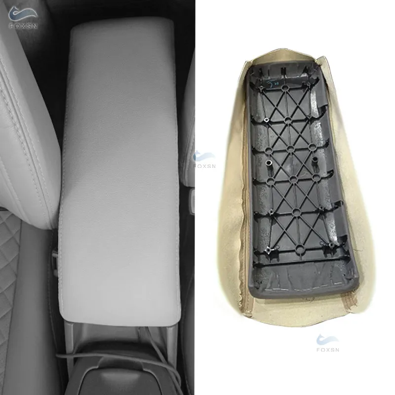 Car Accessories Microfiber Leather Center Control Armrest Box Cover For Toyota Prius 30 2009 2010 2011 2012 2013 2014 2015